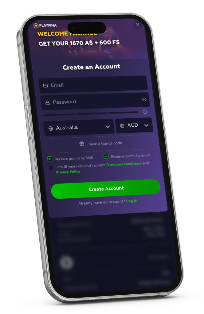 Playfina App Interface